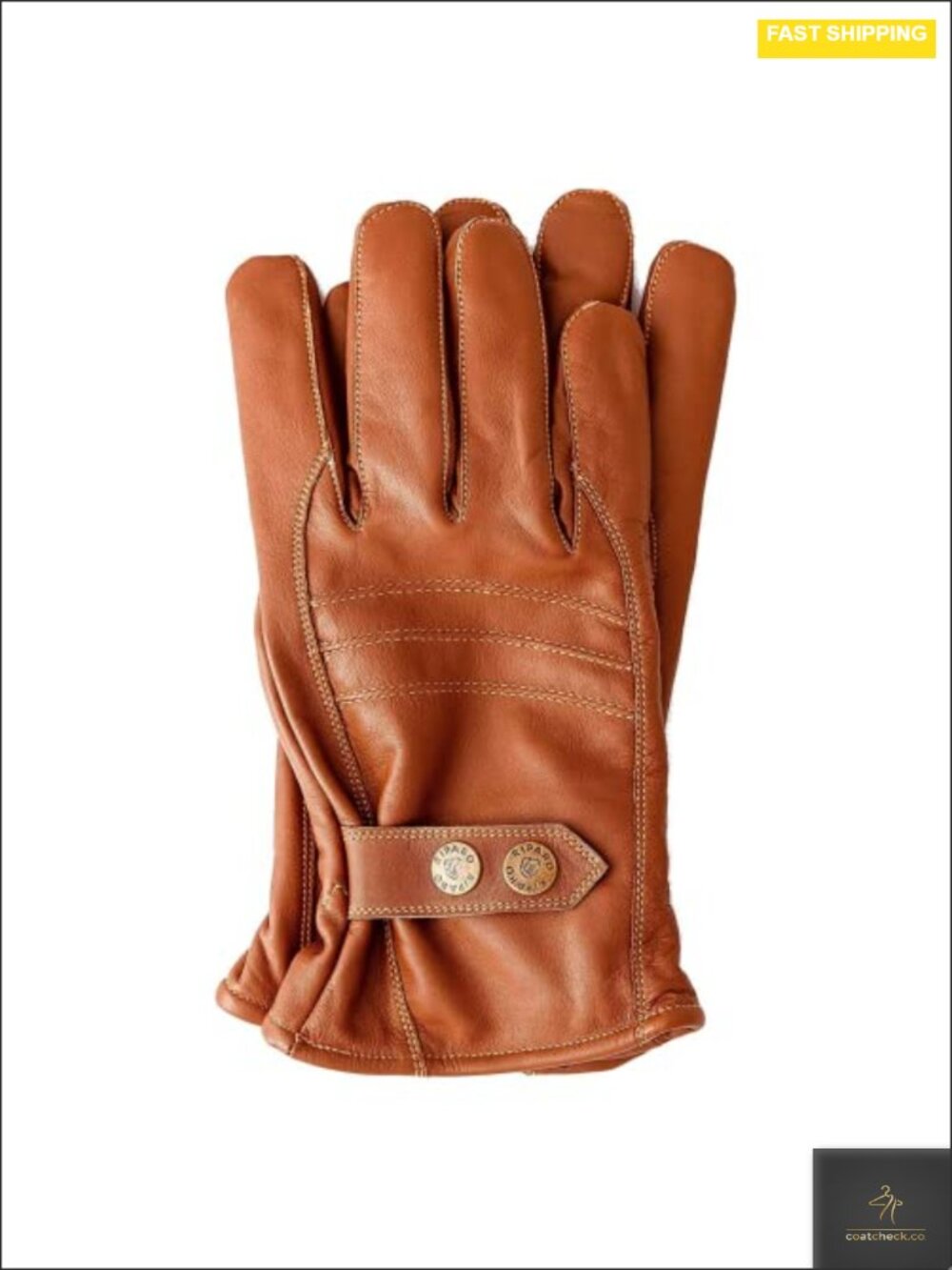 Men's Genuine Leather Winter Gloves for Cold Weather Motorcycle Driving & Hiking